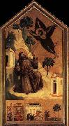 GIOTTO di Bondone Stigmatization of St Francis oil on canvas